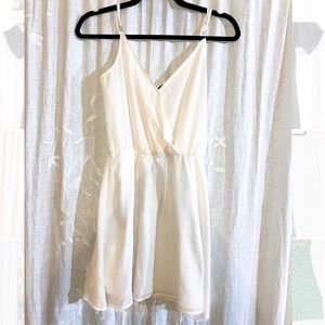 White cami dress